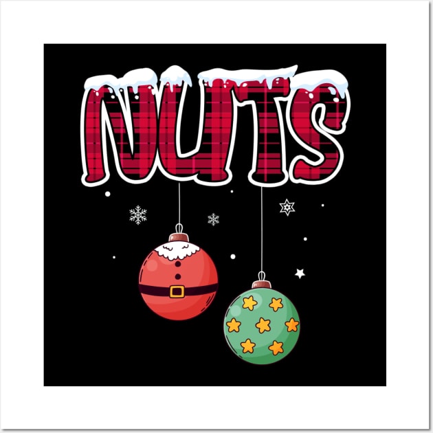 Chest Nuts Christmas Matching Couple Chestnuts Wall Art by fenektuserslda